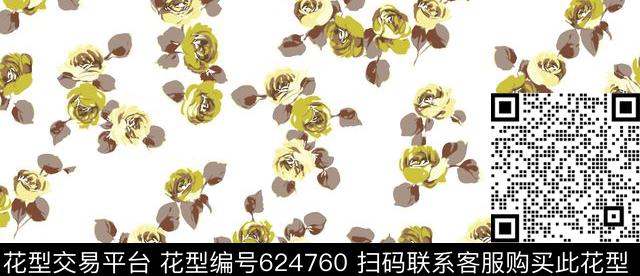 花卉花朵传统印花华亿平台下载（图片编号: 624760） - 瓦栏（Walan）