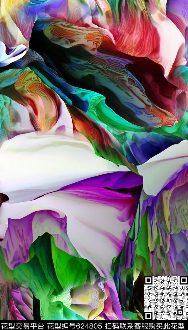 抽象迷彩地表数码印花华亿平台下载（图片编号: 624805） - 瓦栏（Walan）