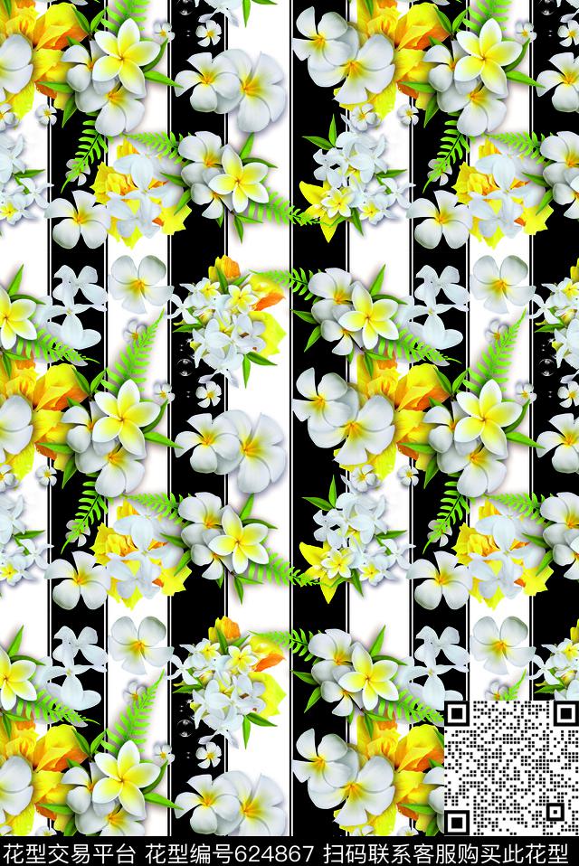 2017tropicalplumeries数码印花华亿平台下载（图片编号: 624867） - 瓦栏（Walan）