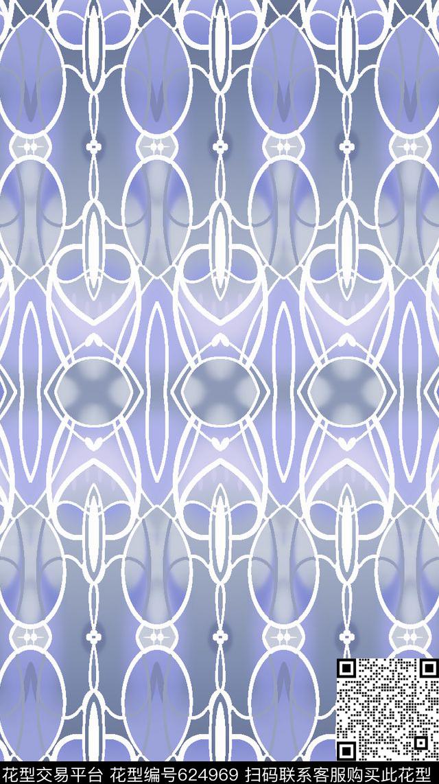 女装流行趋势抽象数码印花华亿平台下载（图片编号: 624969） - 瓦栏（Walan）