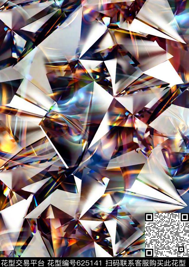 几何碎块纹理高清数码数码印花华亿平台下载（图片编号: 625141） - 瓦栏（Walan）