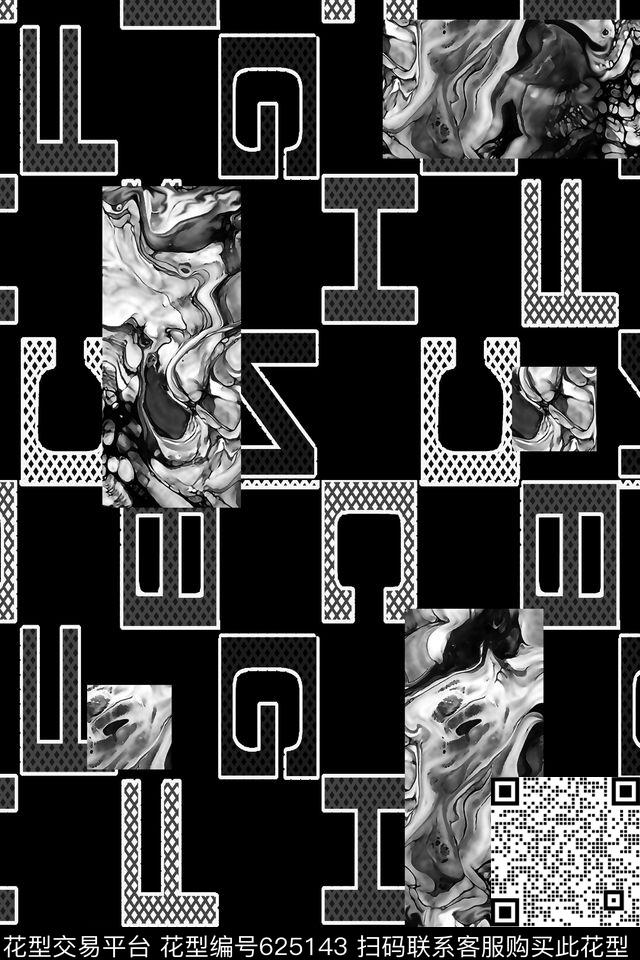 几何纹理字母男装衬衫数码印花华亿平台下载（图片编号: 625143） - 瓦栏（Walan）