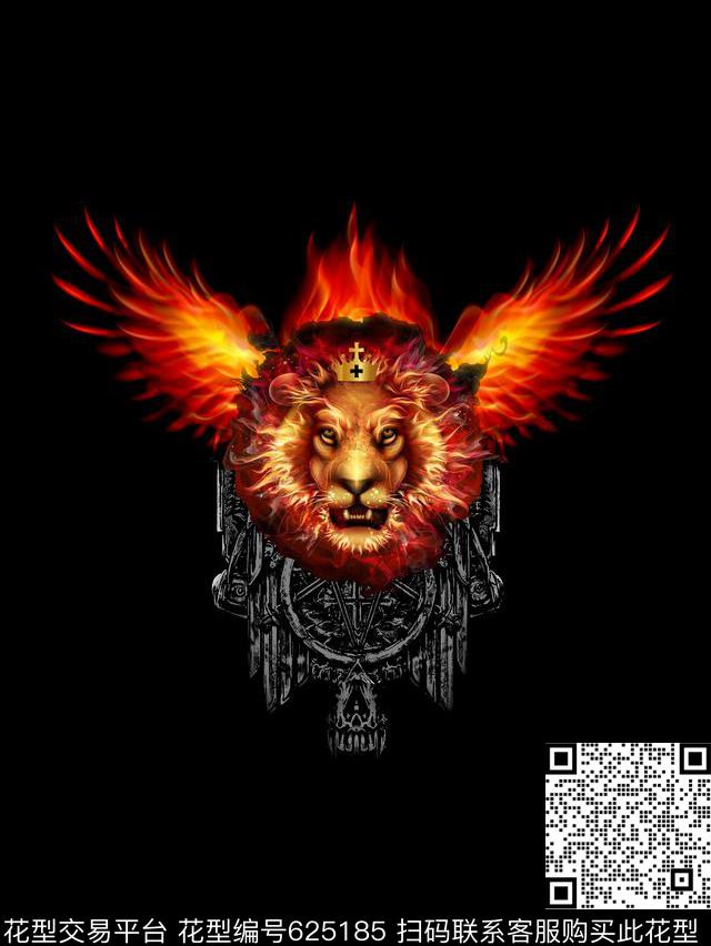 动物野性男装数码印花华亿平台下载（图片编号: 625185） - 瓦栏（Walan）