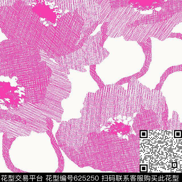 大花花朵花卉数码印花华亿平台下载（图片编号: 625250） - 瓦栏（Walan）