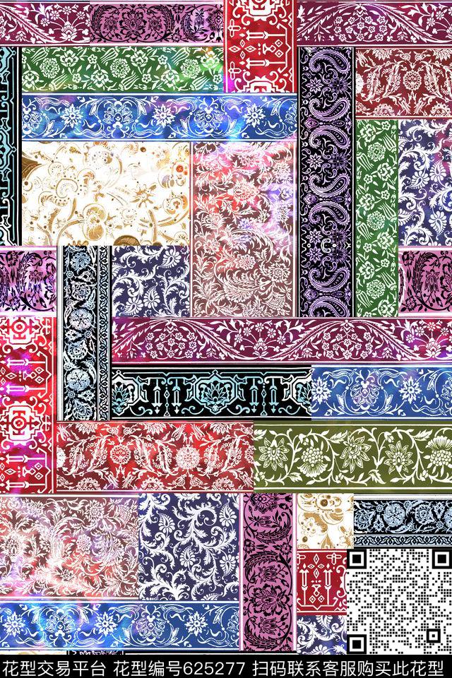 民族风波西米亚风女装传统印花华亿平台下载（图片编号: 625277） - 瓦栏（Walan）