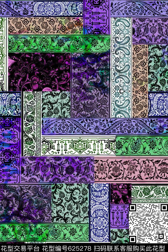 民族风波西米亚风女装传统印花华亿平台下载（图片编号: 625278） - 瓦栏（Walan）