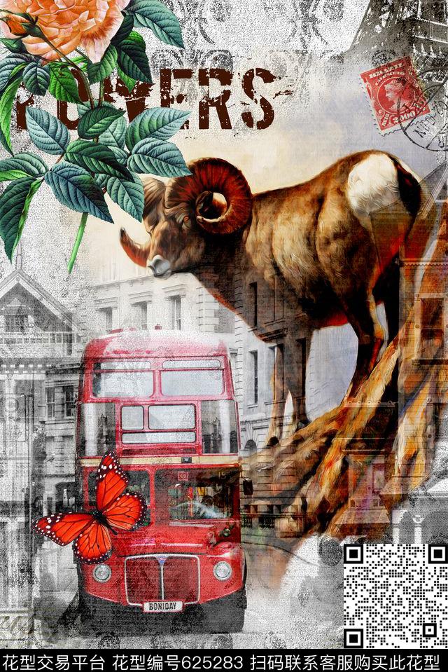 复古花卉英伦数码印花华亿平台下载（图片编号: 625283） - 瓦栏（Walan）