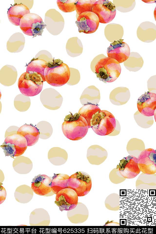 女装童装手绘果子数码印花华亿平台下载（图片编号: 625335） - 瓦栏（Walan）