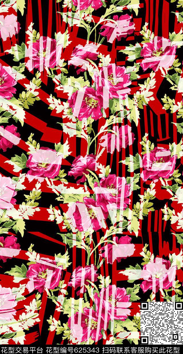 男装女装图案几何豹纹传统印花华亿平台下载（图片编号: 625343） - 瓦栏（Walan）