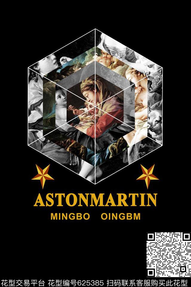 欧式几何油画传统印花华亿平台下载（图片编号: 625385） - 瓦栏（Walan）