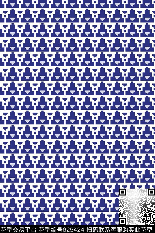 男装三角形不规则几何传统印花华亿平台下载（图片编号: 625424） - 瓦栏（Walan）