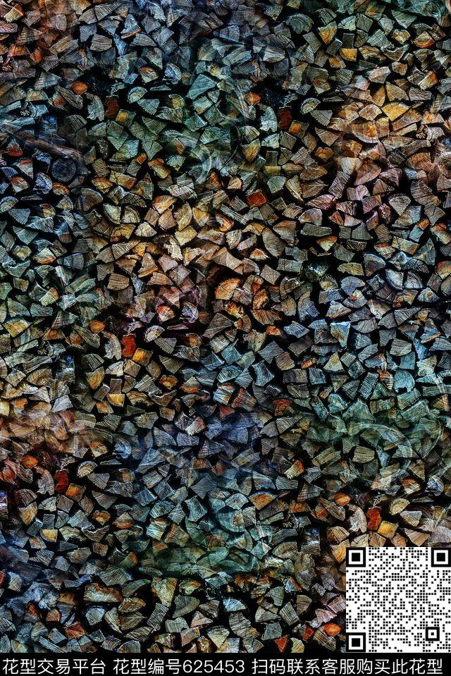 时尚抽象肌理纹理数码印花时尚潮流男子外套夹克艳丽彩色印花时尚流行设计女装外套欧美风格印花数码印花华亿平台下载（图片编号: 625453） - 瓦栏（Walan）