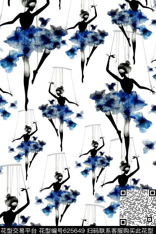 趣味玩具人物数码印花华亿平台下载（图片编号: 625649） - 瓦栏（Walan）