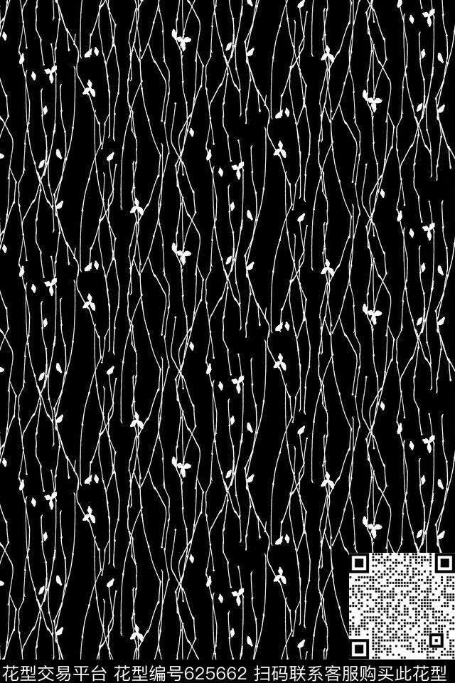 不规则几何几何树枝传统印花华亿平台下载（图片编号: 625662） - 瓦栏（Walan）