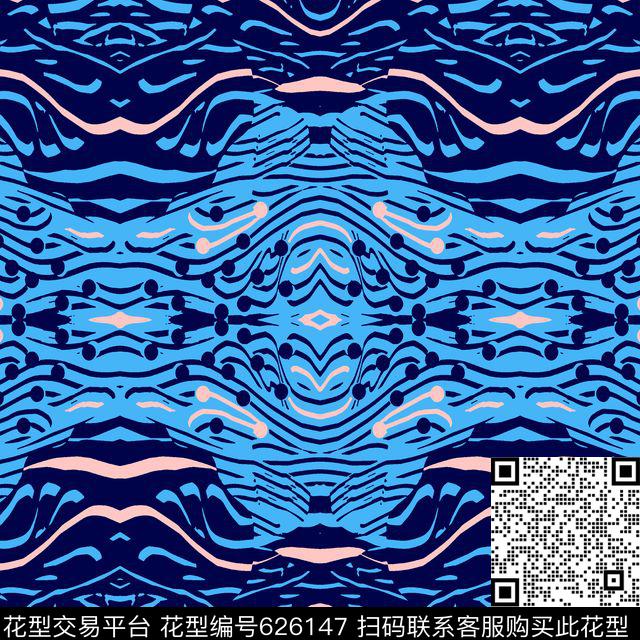 户外波浪条纹波纹传统印花华亿平台下载（图片编号: 626147） - 瓦栏（Walan）