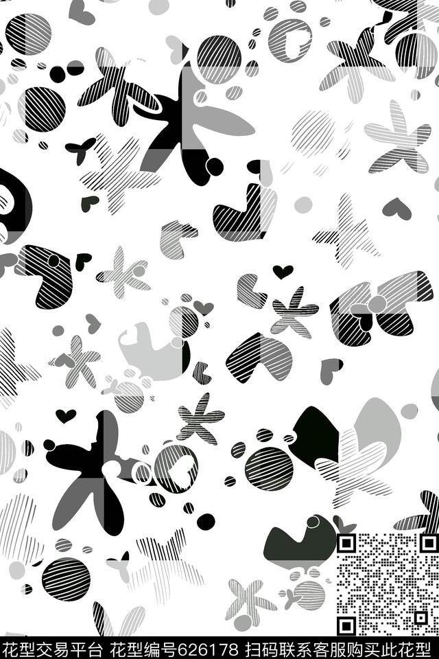 方格圆形色块传统印花华亿平台下载（图片编号: 626178） - 瓦栏（Walan）