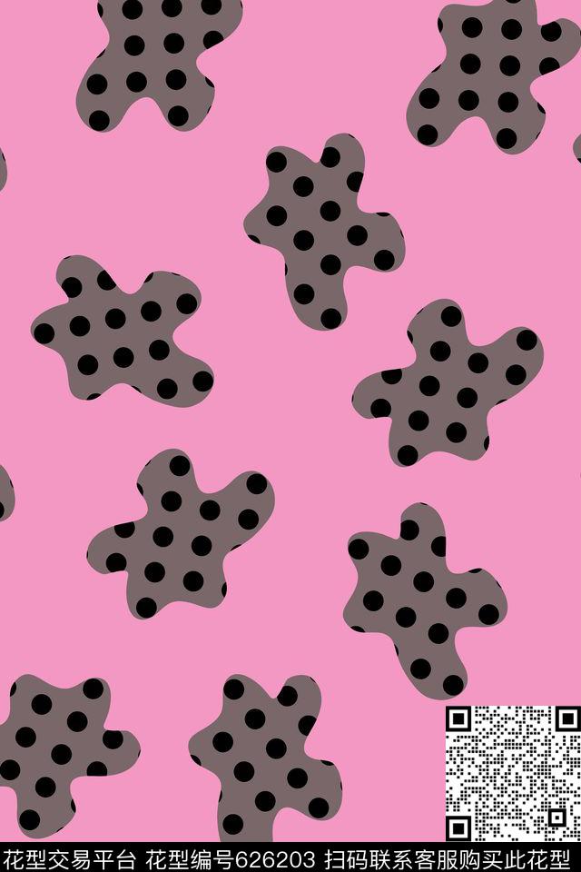 波点简约趣味传统印花华亿平台下载（图片编号: 626203） - 瓦栏（Walan）