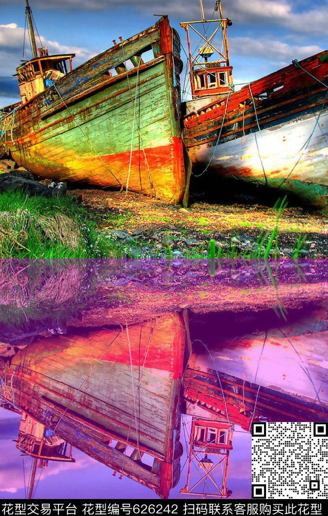 风景数码印花华亿平台下载（图片编号: 626242） - 瓦栏（Walan）