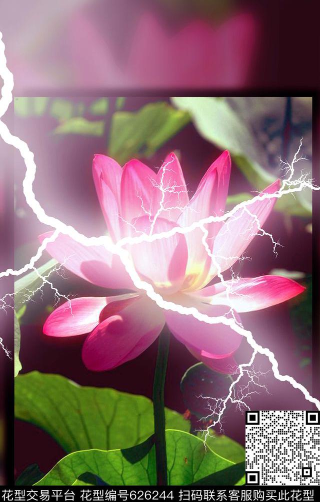 花朵数码印花华亿平台下载（图片编号: 626244） - 瓦栏（Walan）