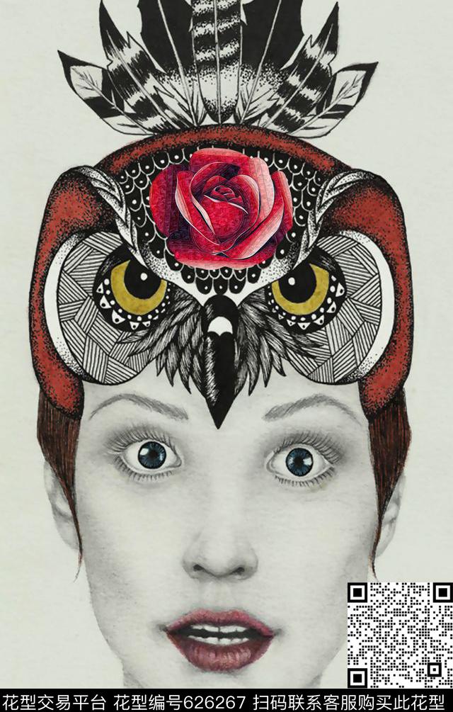 人物数码印花华亿平台下载（图片编号: 626267） - 瓦栏（Walan）