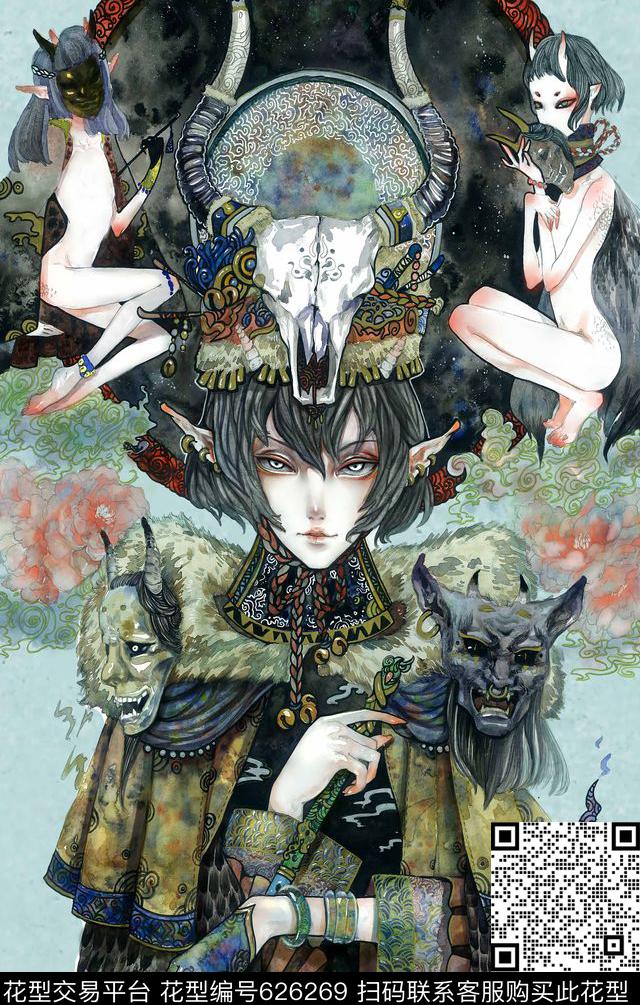 巴洛克数码印花华亿平台下载（图片编号: 626269） - 瓦栏（Walan）