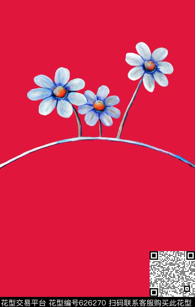 花卉数码印花华亿平台下载（图片编号: 626270） - 瓦栏（Walan）