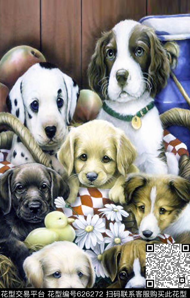 动物数码印花华亿平台下载（图片编号: 626272） - 瓦栏（Walan）