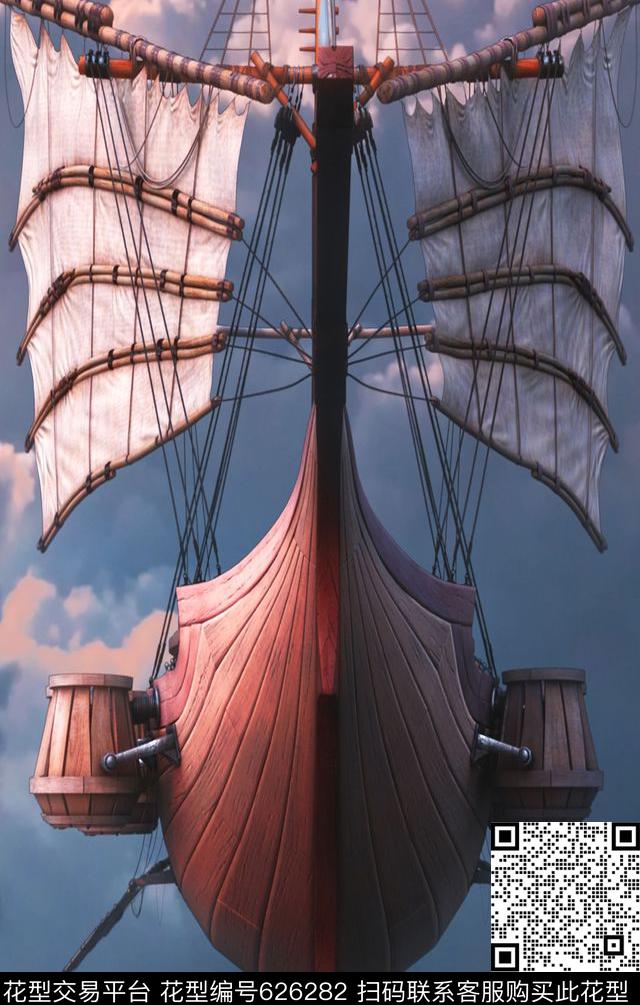 船只数码印花华亿平台下载（图片编号: 626282） - 瓦栏（Walan）