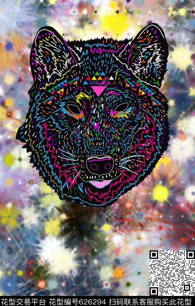 动物数码印花华亿平台下载（图片编号: 626294） - 瓦栏（Walan）