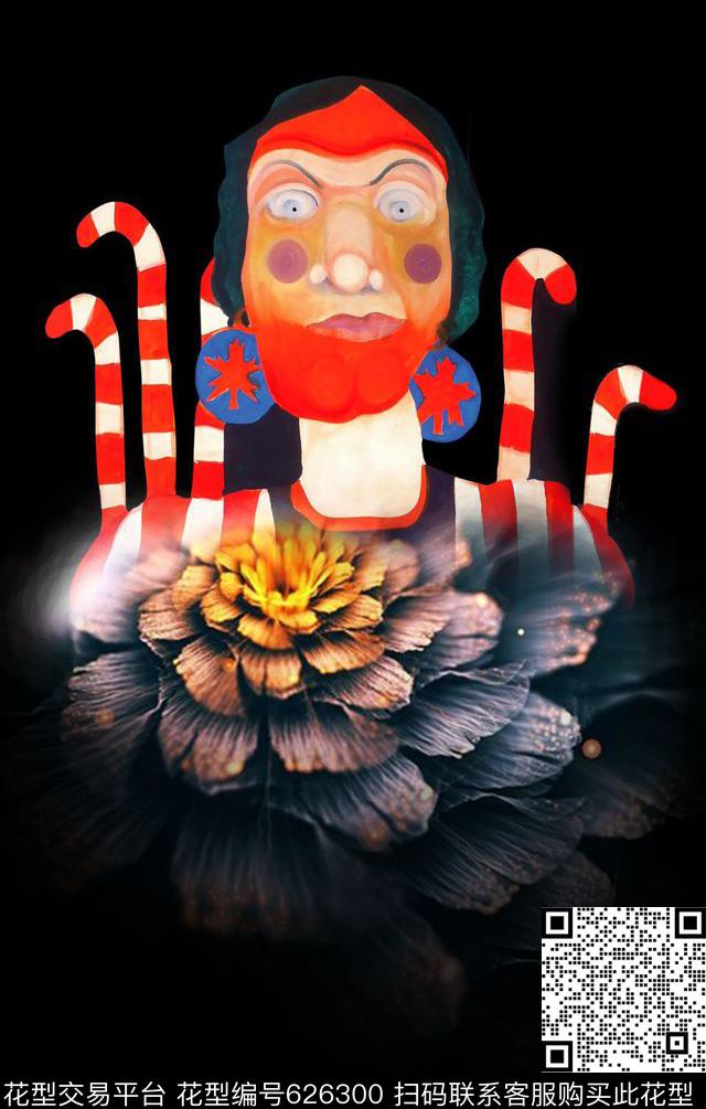 花卉数码印花华亿平台下载（图片编号: 626300） - 瓦栏（Walan）