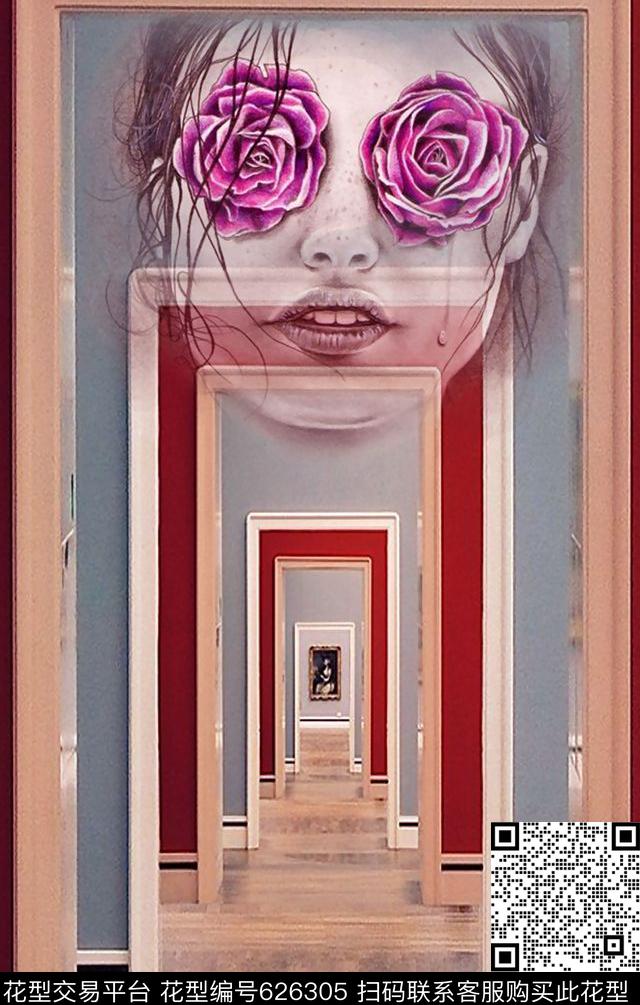 几何数码印花华亿平台下载（图片编号: 626305） - 瓦栏（Walan）