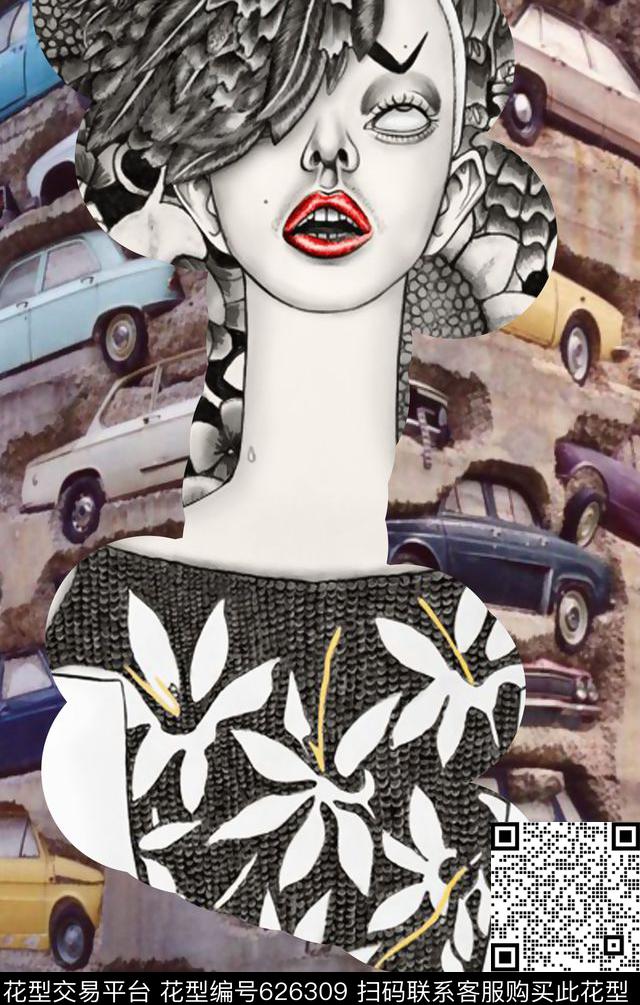 人物数码印花华亿平台下载（图片编号: 626309） - 瓦栏（Walan）