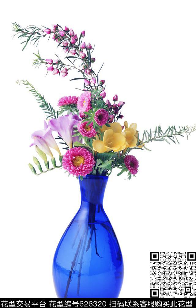 花卉数码印花华亿平台下载（图片编号: 626320） - 瓦栏（Walan）