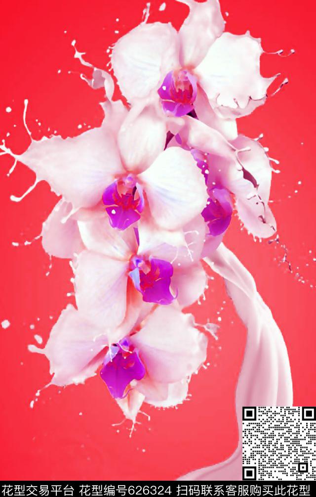 花朵数码印花华亿平台下载（图片编号: 626324） - 瓦栏（Walan）