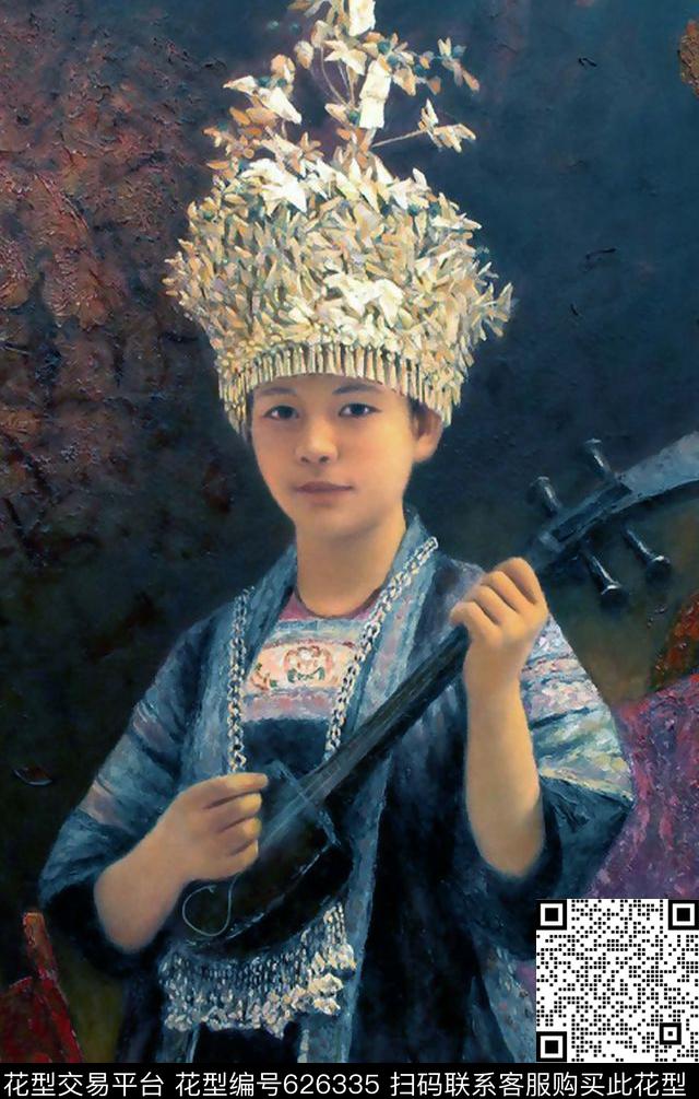 民族风数码印花华亿平台下载（图片编号: 626335） - 瓦栏（Walan）