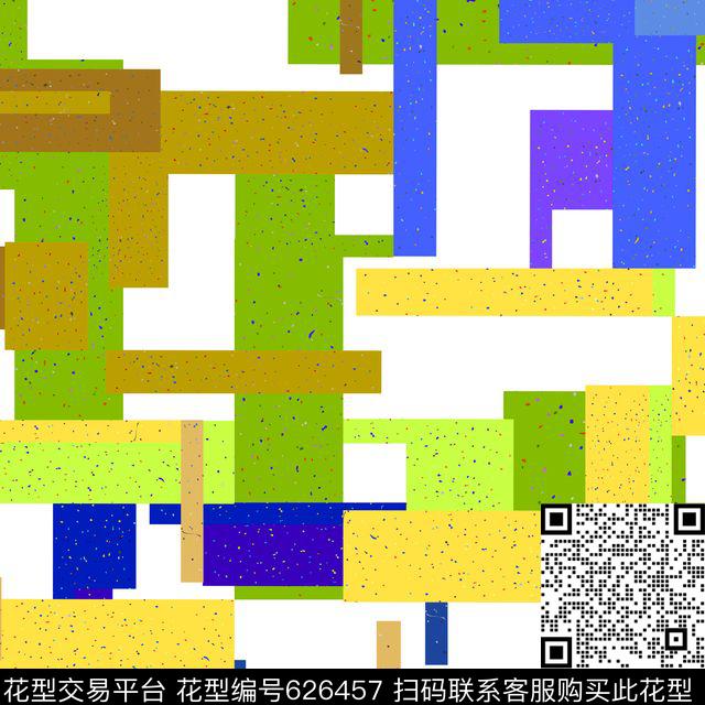 几何圆点趣味数码印花华亿平台下载（图片编号: 626457） - 瓦栏（Walan）