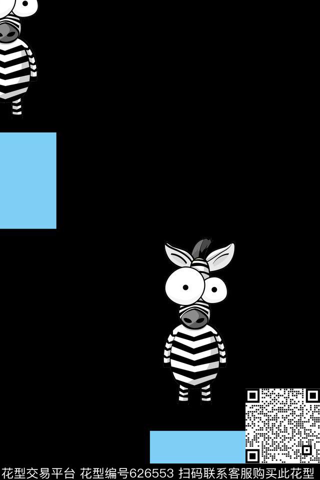 童装奇趣斑马传统印花华亿平台下载（图片编号: 626553） - 瓦栏（Walan）