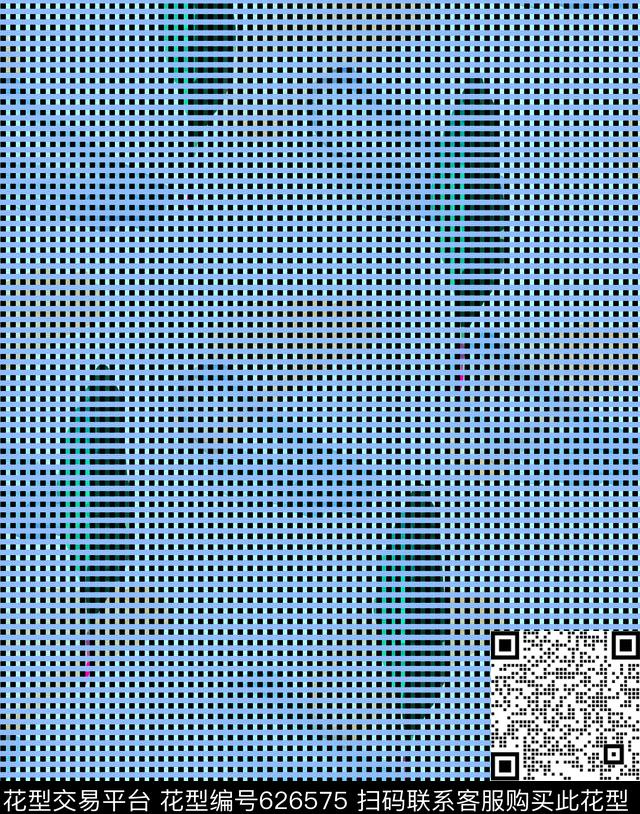 精致男装树叶几何格子暗影树叶男装衬衫数码印花华亿平台下载（图片编号: 626575） - 瓦栏（Walan）