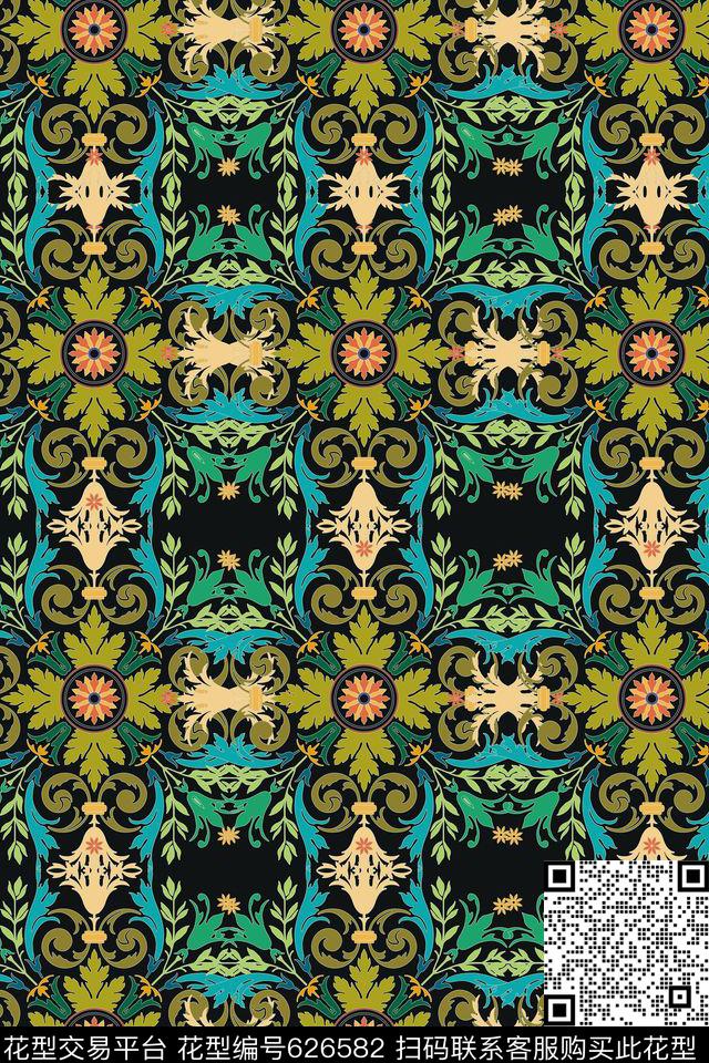 和风民族风中国风传统印花华亿平台下载（图片编号: 626582） - 瓦栏（Walan）