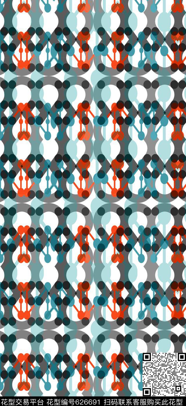 几何暗纹波点传统印花华亿平台下载（图片编号: 626691） - 瓦栏（Walan）