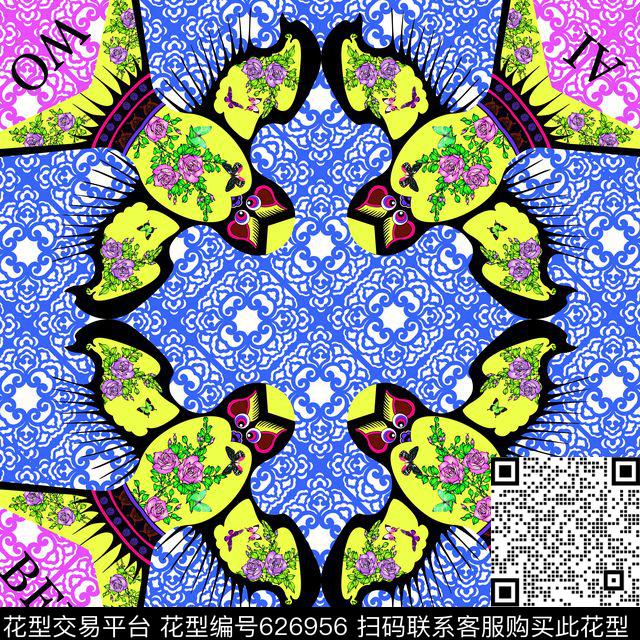 民族风风筝数码印花华亿平台下载（图片编号: 626956） - 瓦栏（Walan）