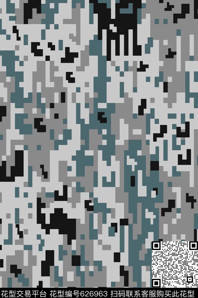 数字迷彩动物迷彩卡通迷彩传统印花华亿平台下载（图片编号: 626963） - 瓦栏（Walan）
