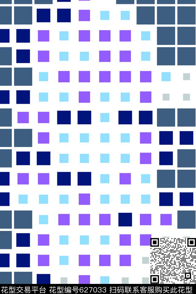 苏格兰格几何图案格子传统印花华亿平台下载（图片编号: 627033） - 瓦栏（Walan）