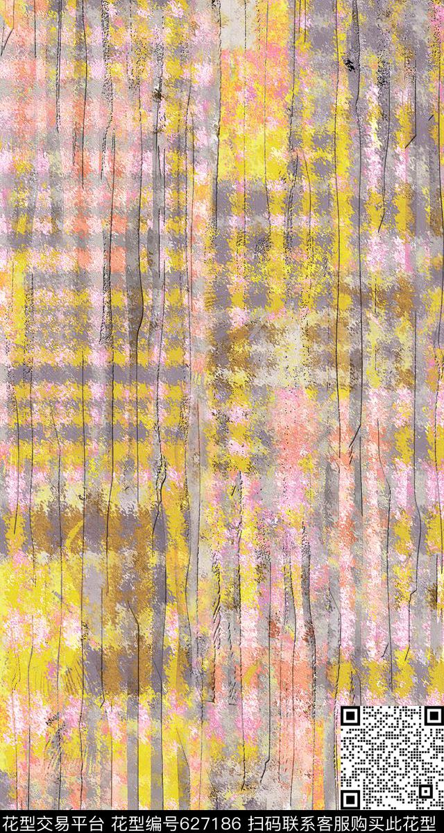 纹理时尚时装时尚简约数码印花华亿平台下载（图片编号: 627186） - 瓦栏（Walan）