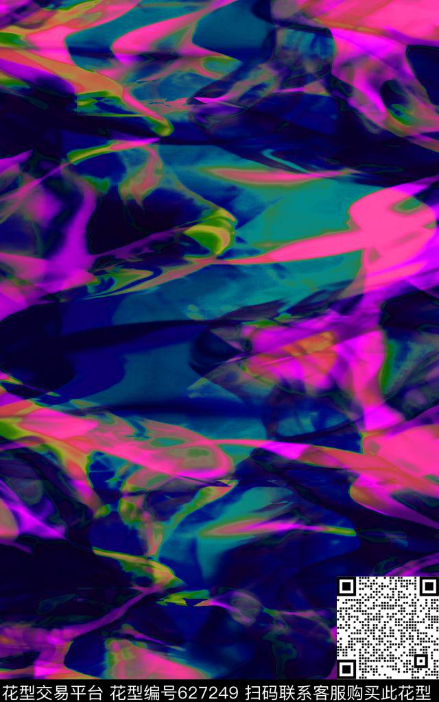 洋阳---抽象数码印花华亿平台下载（图片编号: 627249） - 瓦栏（Walan）