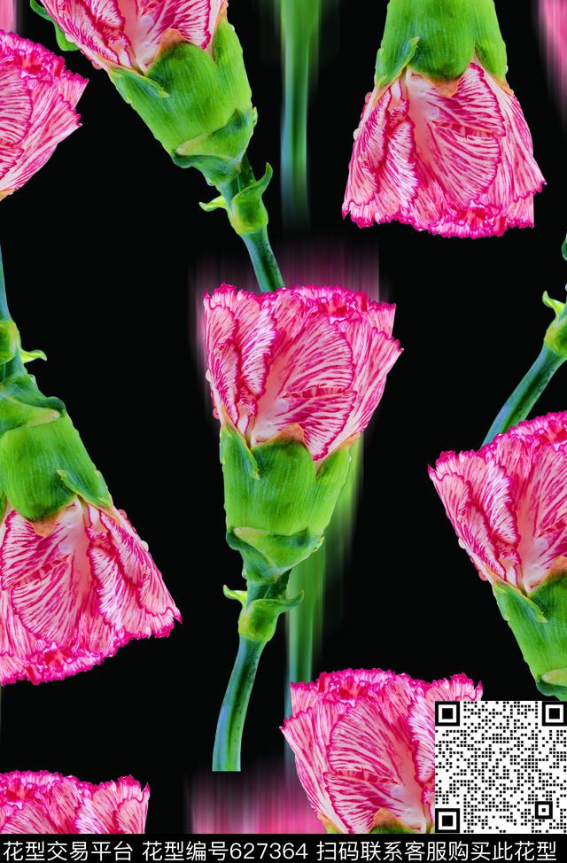 时尚抽象3D植物数码印花时尚潮流渐变花卉印花时尚大牌流行女装裙子丝巾印花数码印花华亿平台下载（图片编号: 627364） - 瓦栏（Walan）