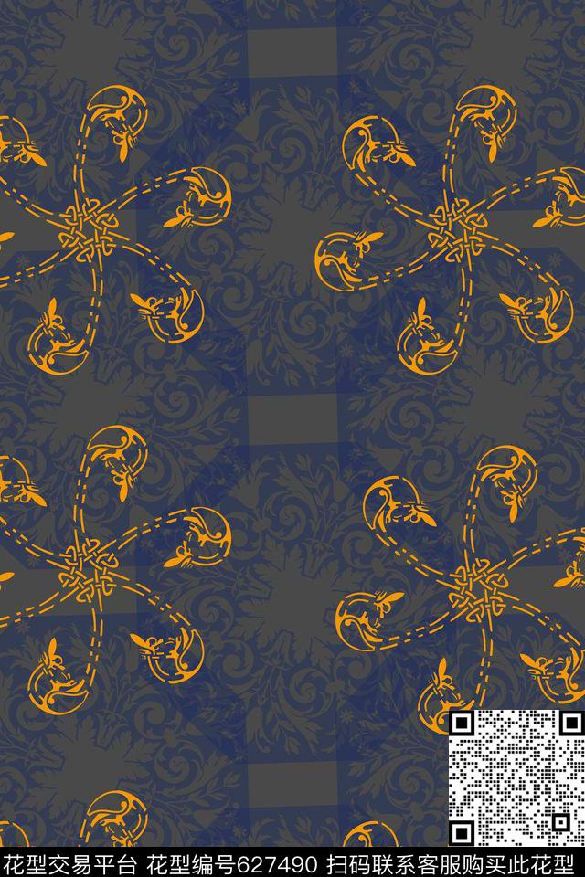 云纹民族风中国风传统印花华亿平台下载（图片编号: 627490） - 瓦栏（Walan）
