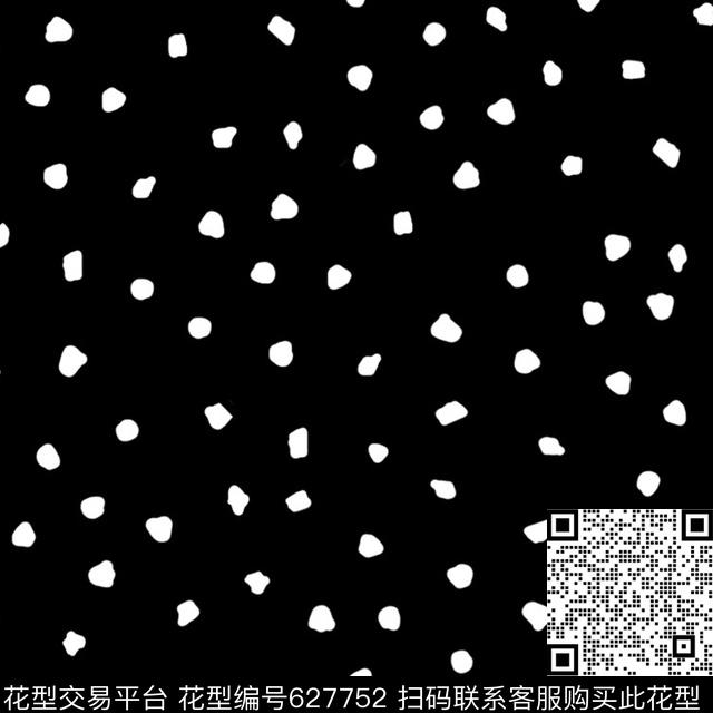 简单几何黑白传统印花华亿平台下载（图片编号: 627752） - 瓦栏（Walan）