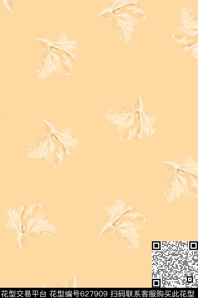 原创手绘热带花卉家纺传统印花华亿平台下载（图片编号: 627909） - 瓦栏（Walan）