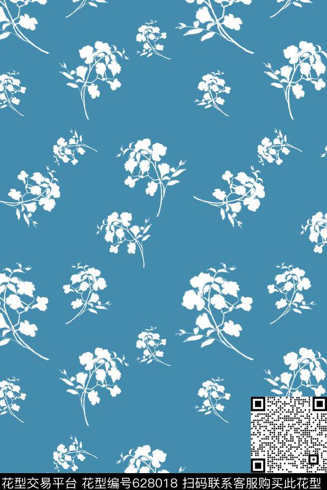 乱花小碎花花朵传统印花华亿平台下载（图片编号: 628018） - 瓦栏（Walan）